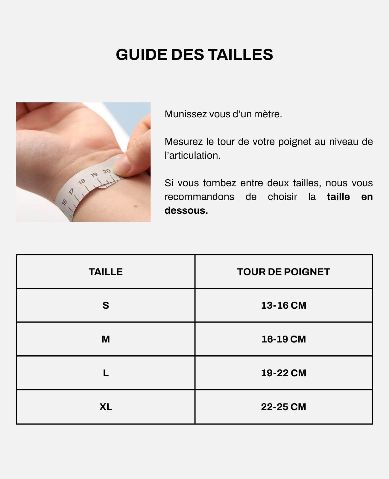 MAINTIENS DE POIGNETS